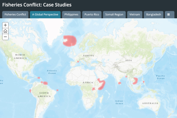 Secure Fisheries Conflict map