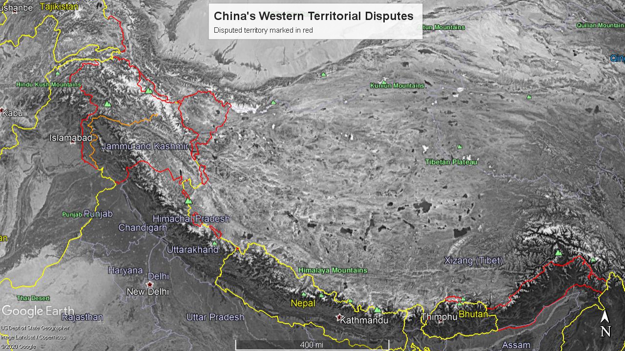 China's Western Disputed Territory