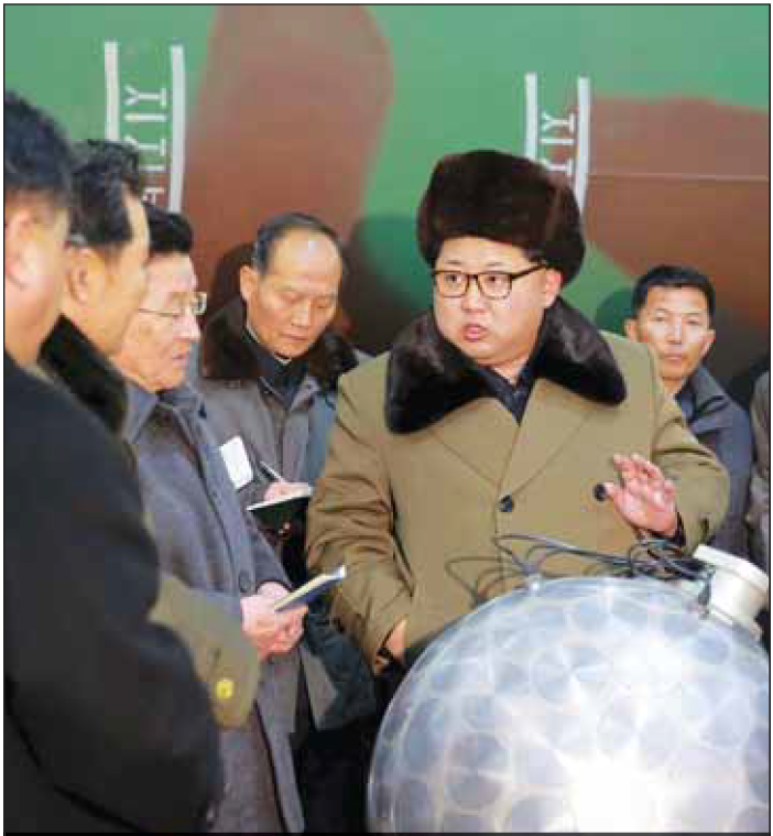 North Korean leader Kim Jong Un meets nuclear scientists