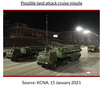 Possible land attack cruise missile