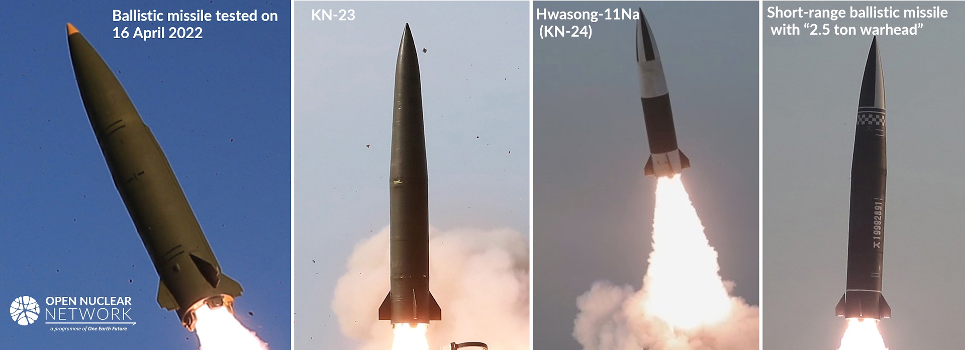 Short-range ballistic missiles developed by the DPRK in recent years