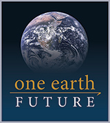 One Earth Future Logo: Globe