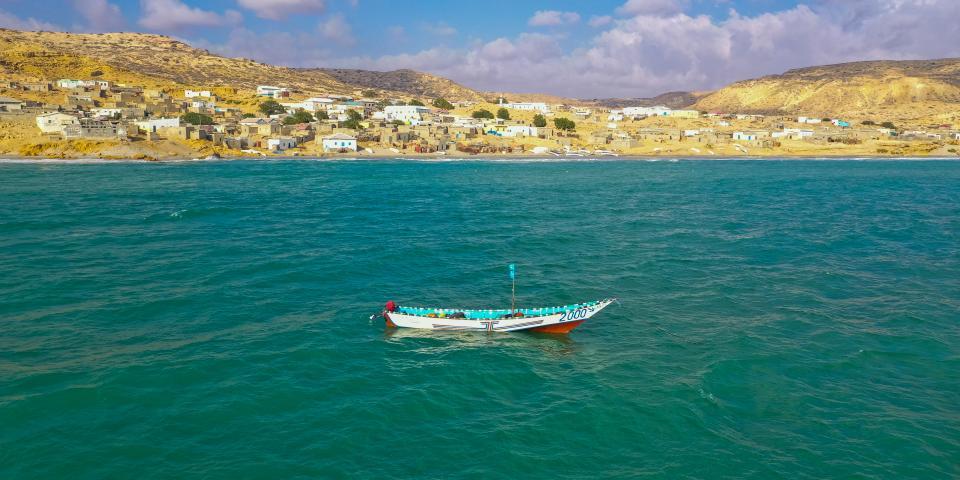 Fishing boat at Bendar Beyla