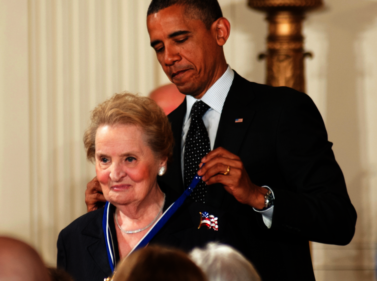 Read the  @TIME  magazine obituary for Madeleine Albright, featuring remarks from Our Secure Future's  @JolynnShoemaker  on Albright's impact on women's leadership.
