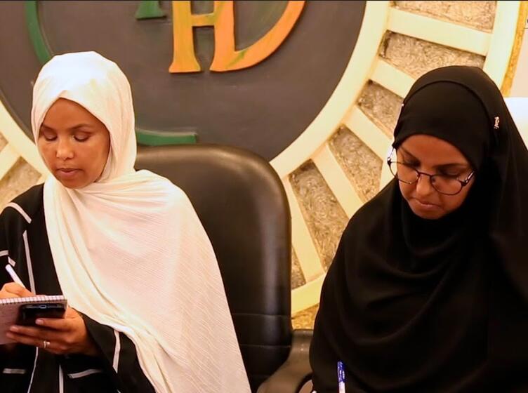 Shuraako staff listening to concerns of entrepreneurs