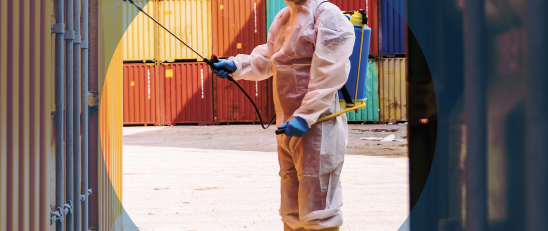 Person in Hazmat Suit