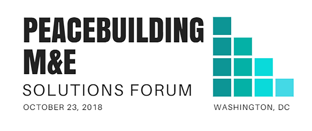 Peace building M&E Solutions Forum
