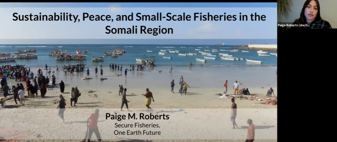 Paige Roberts presents at the 2021 virtual conference for the Conservation Alliance for Seafood Solutions