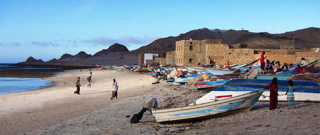 Yemeni fishing vilage