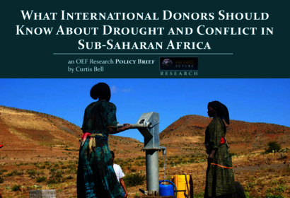 What International Donors Should Know About Drought and Conflict in Sub-Saharan Africa