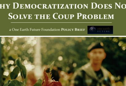 Why Democratization Does Not Solve the Coup Problem