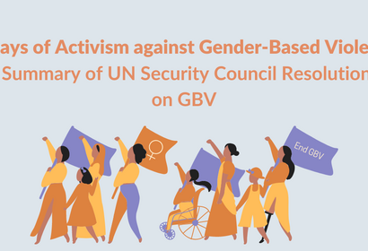 16 Days of Activism Against GBV